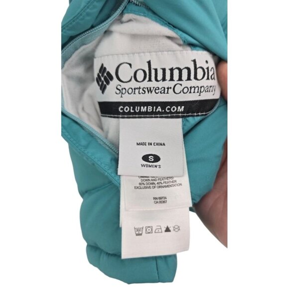 Columbia Teal Revisable Puffer Vest Size S - Picture 11 of 13